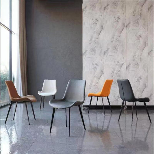 Chaise latéral contemporaine en métal Solide salle à manger chaise pour la brasserie