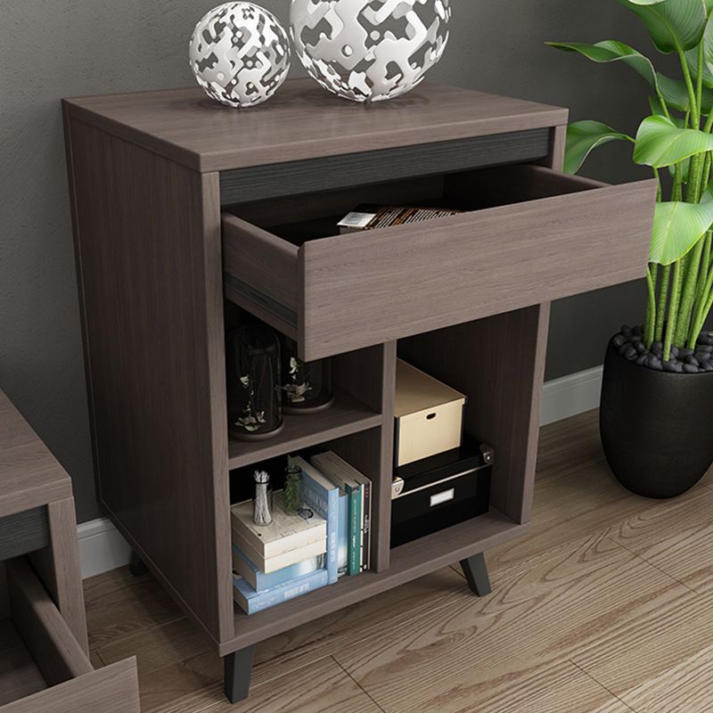 Modern 4 Legs Rectangle Cocktail Table in Wood with a Drawers Clearhalo 'Coffee & Accent Tables' 'Coffee Tables' 'coffee_tables' 'furn' 'furn_coffee_tables' 'Furniture' 'Living Room Furniture' 1200x1200_73c0a223-d906-45bc-b76a-6c18cd2fdf3a