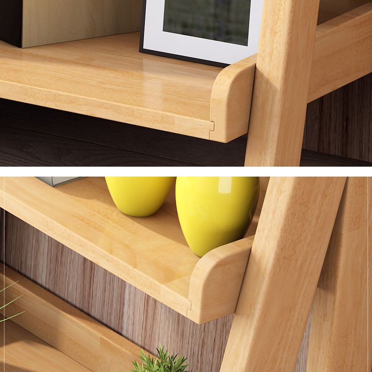 Contemporary Style Ladder Bookcase Wooden Vertical Book Shelf Clearhalo 'Bookcases' 'furn' 'furn_bookcases' 'Furniture' 'furniture_bookcases' 'Office Furniture' 1200x1200_73c1c2ad-d0d6-4401-b432-b3cb3235ad81