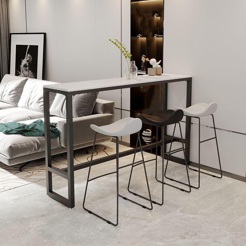 Tavolo da pranzo moderno bar in pietra tavolo da bar rettangolo per soggiorno