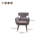 Silla de oficina sin brazo silla de escritorio de madera con 4 patas para la casa de dormitorio