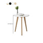 Contemporary Style Wooden Round Top Side Table 3 Legs End Table Clearhalo 'Coffee & Accent Tables' 'End & Side Tables' 'end_side_tables' 'furn' 'furn_end_side_tables' 'Furniture' 'Living Room Furniture' 1200x1200_73c44f91-f31a-4b9b-a5e7-e16ed4ae16a2