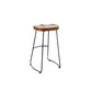 Contemporary Armless Bar Stools Solid Wood Barstool with Footrest Clearhalo 'Bar Furniture' 'Bar Stools' 'bar_stools' 'furn' 'furn_bar_stools' 'Furniture' 'Kitchen & Dining Furniture' 1200x1200_73c5884b-d70f-40cf-9fdd-d558cf15d088