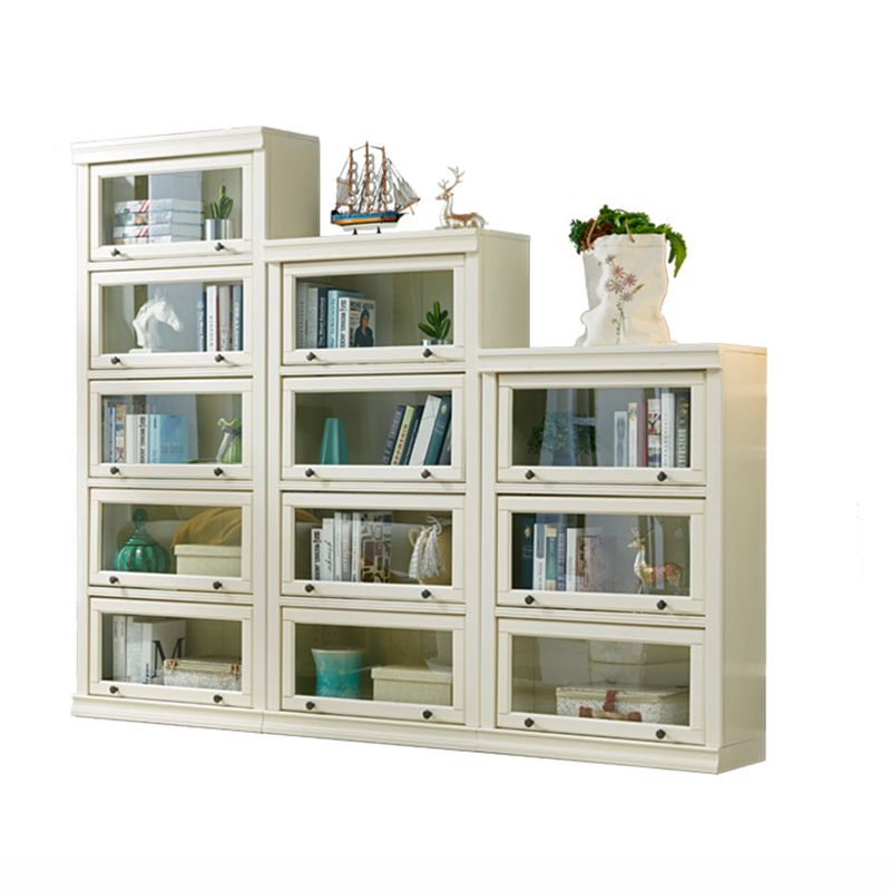 Modern Style Solid Wood Bookcase Rectangular Shelves with Doors Clearhalo 'Bookcases' 'furn' 'furn_bookcases' 'Furniture' 'furniture_bookcases' 'kitchen' 'kitchen_bookcases' 'Living Room Furniture' 'Office Furniture' 1200x1200_73c5f28e-7ea9-4b92-a237-a4196e636d06