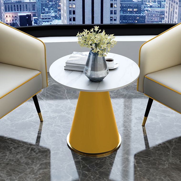 Round Table 23.6'' Dinette Table Traditional Luxury Dinner Room Table with Pedestal Casual Clearhalo ' dining_table' 'Dining Tables & Seating' 'Dining Tables' 'furn' 'furn_dining_table' 'Furniture' 'furniture_dining_table' 'Kitchen & Dining Furniture' 'kitchen&dining_furn' 'kitchen' 'kitchen_dining_table' 1200x1200_73c91245-eb3d-4060-9b31-20348e3c5270
