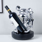Glam Wine Bottle Rack Tabletop Resin Bottle Holder voor woonkamer