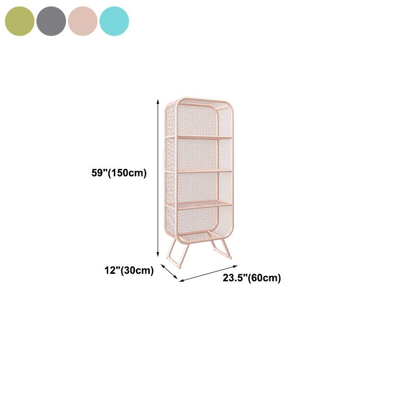 Estantería de metal de geometría estantería moderna de almacenamiento cerrado, 23.5 " / 31.5" W