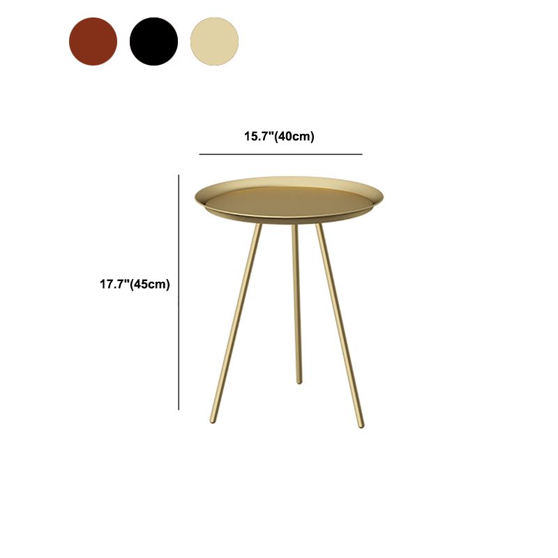 Round End Table Modern Minimalist Side End Table for Living Room Clearhalo 'Coffee & Accent Tables' 'End & Side Tables' 'end_side_tables' 'furn' 'furn_end_side_tables' 'Furniture' 'Living Room Furniture' 1200x1200_73cdec4b-b42a-4fb7-a7d9-57054be9b9e1