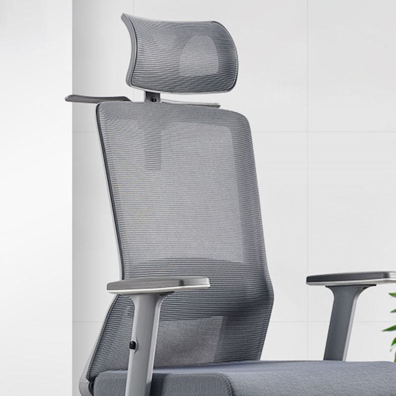 Contemporary Adjustable Arms Office Chair Gray Back Mesh Chair Clearhalo 'furn' 'furn_office_chair' 'Furniture' 'Office Chairs' 'Office Furniture' 'office_chair' 1200x1200_73cf818b-ba70-4ce6-aa8b-a3274ad0a6e2