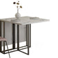 Faux Marble Dining Table Simplicity Style Sled Base Table for Dining Room Clearhalo ' dining_table' 'Dining Tables & Seating' 'Dining Tables' 'furn' 'furn_dining_table' 'Furniture' 'furniture_dining_table' 'Kitchen & Dining Furniture' 'kitchen&dining_furn' 'kitchen' 'kitchen_dining_table' 1200x1200_73d8f9da-6b37-4141-b3cf-b0764909fed1