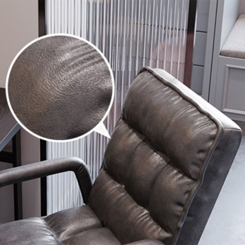 Sedia da ufficio in stile moderno sedia a bracciola fissa con gambe dorate