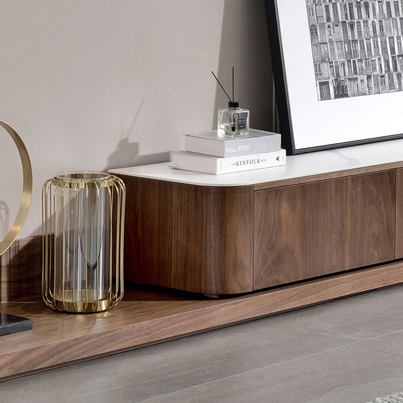 Modern Media Console TV Stand Stone Media Console with 3 Drawers Clearhalo 'furn' 'furn_tv_stands_entertainment_centers' 'Furniture' 'Living Room Furniture' 'TV Stands & Entertainment Centers' 'TV Stands & Media Storage Furniture' 'tv_stands_entertainment_centers' 1200x1200_73dd108e-ee84-46c9-a8c9-d217d1a5f542