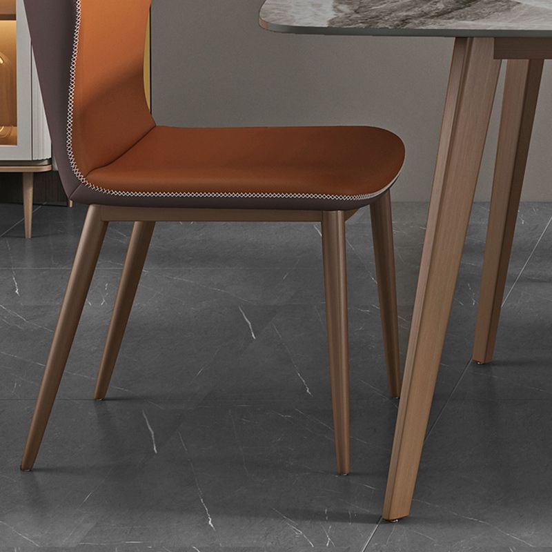 Glam 1/2/5/7 Pieces Dinette Set with Sintered Stone Top Rectangle Dining Table Set Clearhalo 'Dining Room Sets' 'Dining Tables & Seating' 'dining_room_set' 'furn' 'furn_dining_room_set' 'Furniture' 'furniture_dining_room_set' 'Kitchen & Dining Furniture' 1200x1200_73dd240c-eaa9-498c-ae1e-1ee617f797c9