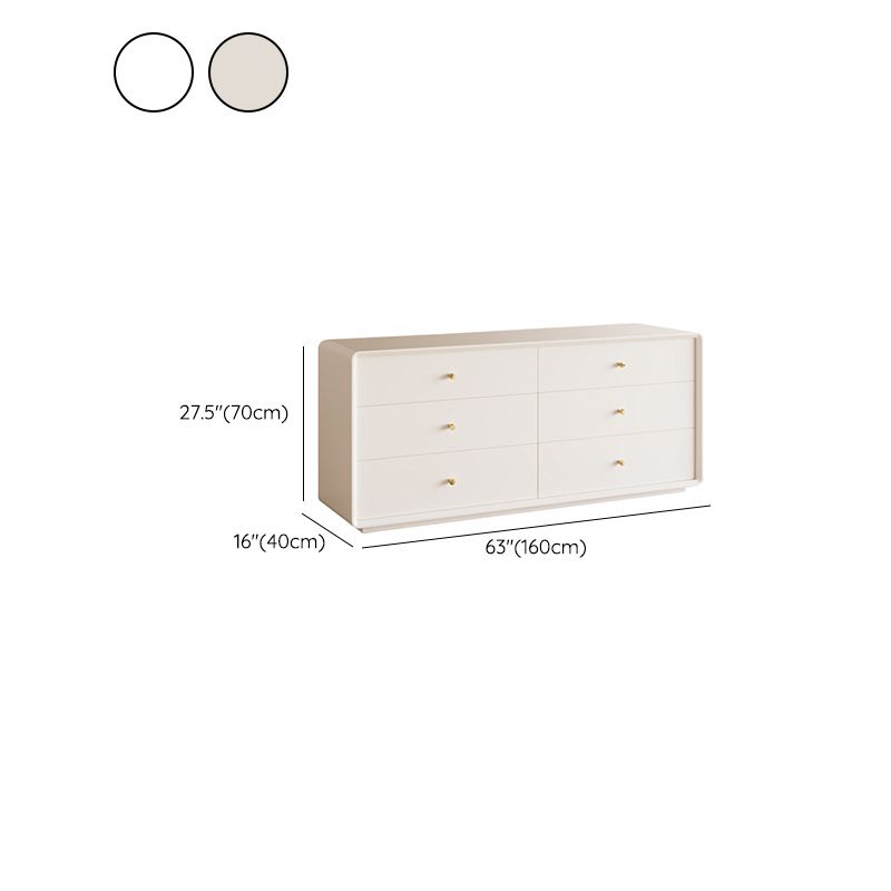 Modern Standard Storage Cabinet White Wood Side Cabinet with Drawers Clearhalo 'Cabinets & Chests' 'cabinets_chests' 'furn' 'furn_cabinets_chests' 'Furniture' 'Living Room Furniture' 1200x1200_73ddd999-10ae-4ae1-bae0-2bab80f011ad