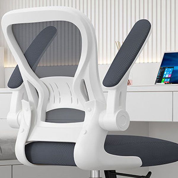 Middle/High Back Office Chair Flip-Up Armrest Adjustable Office Chair Clearhalo 'furn' 'furn_office_chair' 'Furniture' 'furniture_office_chair' 'Office Chairs' 'Office Furniture' 'office_chair' 1200x1200_73dfe198-6df2-4667-93f0-2e1aaff8fef2