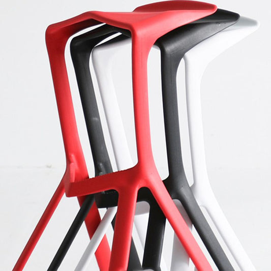Modern Style Bar-stool Plastic Backless Bar Stool for Kitchen Bar with Plastic Legs Clearhalo 'Bar Furniture' 'Bar Stools' 'bar_stools' 'furn' 'furn_bar_stools' 'Furniture' 'furniture_bar_stools' 'Kitchen & Dining Furniture' 1200x1200_73e06c45-ebad-4559-901e-19bdf6af8793