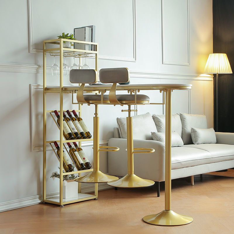 Tavolo da bar in marmo specialistico in marmo glam bianco glam con deposito di vino