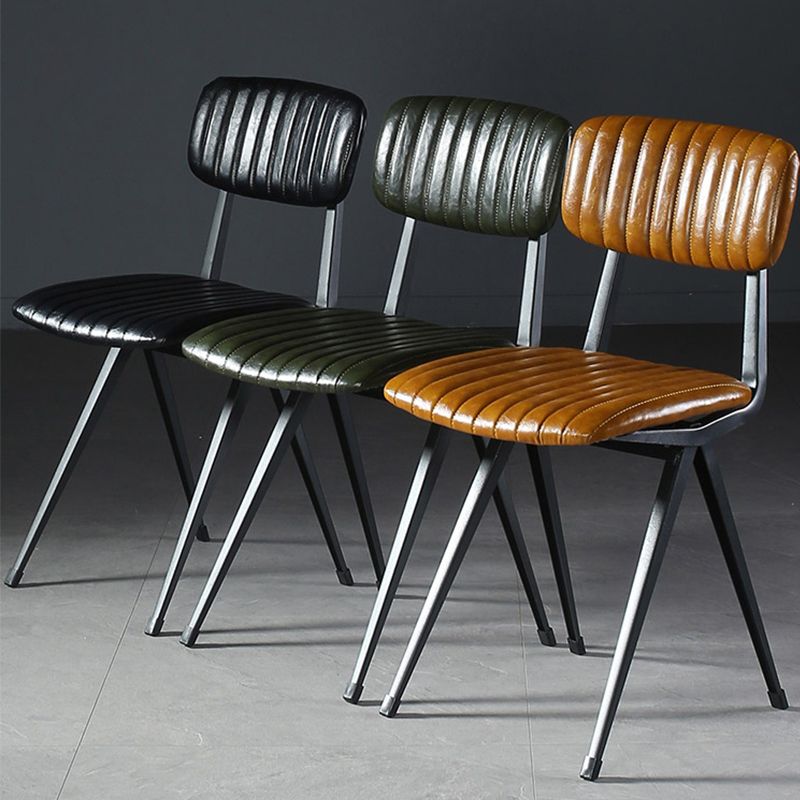 Sala da pranzo contemporanea aperta sedia da pranzo in metallo