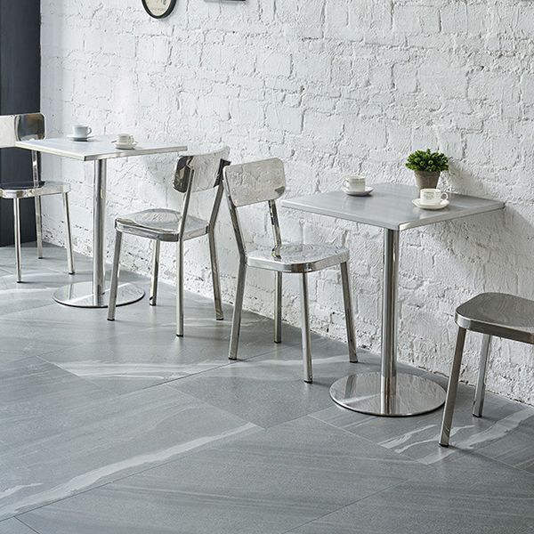 Square Table Dinette Table Industrial Stainless Steel Dinner Room Table with Tulip Base Clearhalo ' dining_table' 'Dining Tables & Seating' 'Dining Tables' 'furn' 'furn_dining_table' 'Furniture' 'furniture_dining_table' 'Kitchen & Dining Furniture' 'kitchen&dining_furn' 'kitchen' 'kitchen_dining_table' 1200x1200_73e2df2f-8ebb-40f8-aadd-8343dee1e8aa