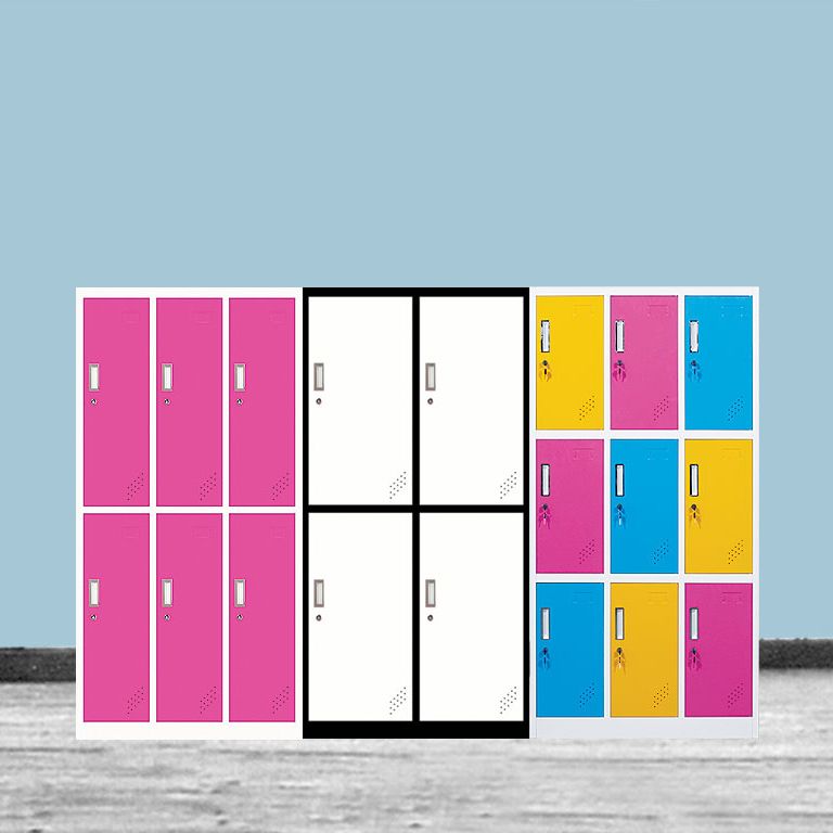 Scharnierende garderobe armoire eigentijds metalen garderobe kast voor thuis