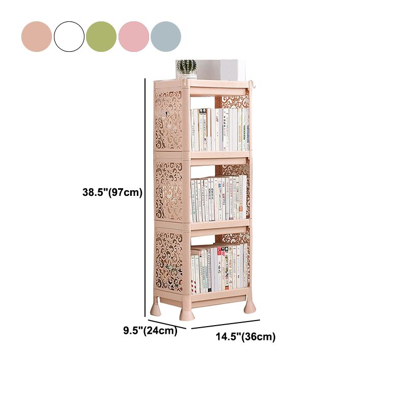 Contemporary Style Bookshelf Plastic Open Back Bookcase for Home Office Clearhalo 'Bookcases' 'furn' 'furn_bookcases' 'Furniture' 'furniture_bookcases' 'Office Furniture' 1200x1200_73e60904-18a7-4da2-ab01-c9c2d62cd73a