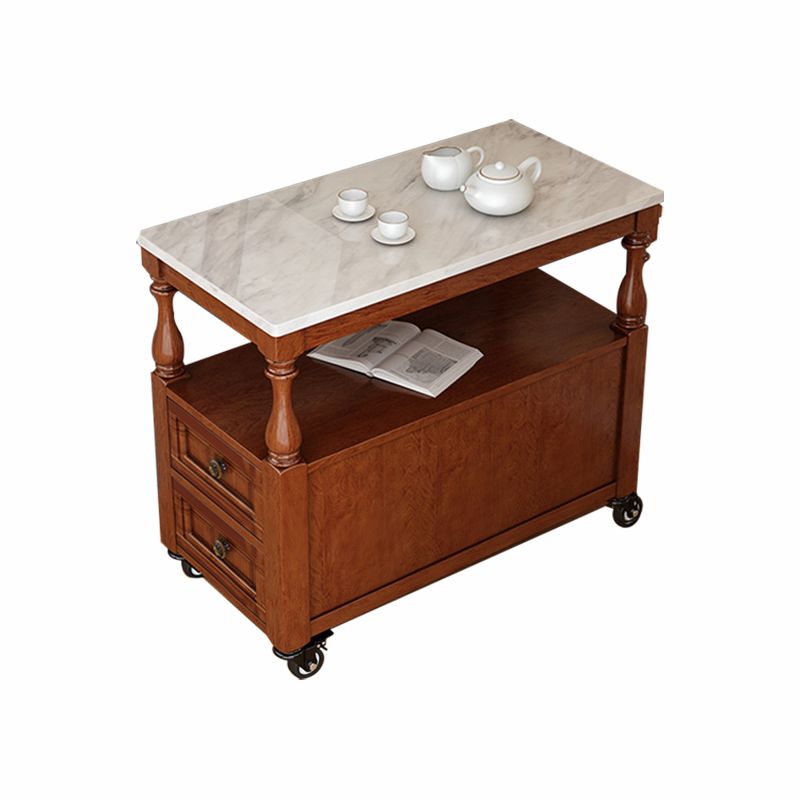 Rectangular Side Table Traditional Glossy End Table with Drawer and Shelf Clearhalo 'Coffee & Accent Tables' 'End & Side Tables' 'end_side_table' 'end_side_tables' 'furn' 'furn_end_side_tables' 'Furniture' 'furniture_end_side_table' 'Living Room Furniture' 1200x1200_73ea7d88-313e-4fc4-96e3-305f27f9a575