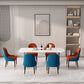1/2/5/7 Pieces Modern Dining Set with Rectangle Table and Red Chairs Dinette Set Clearhalo 'Dining Room Sets' 'Dining Tables & Seating' 'dining_room_set' 'furn' 'furn_dining_room_set' 'Furniture' 'furniture_dining_room_set' 'Kitchen & Dining Furniture' 'kitchen&dining_furn' 'kitchen' 1200x1200_73eb0f07-d3d6-4a8a-ac75-09144288152c