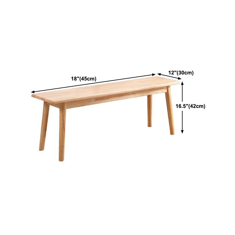Natural Modern Solid Color Bench Solid Wood Entryway and Bedroom Seating Bench Clearhalo 'Benches' 'Chairs & Seating' 'furn' 'furn_benches' 'Furniture' 'Living Room Furniture' 1200x1200_73eb8f41-16f4-4902-b946-59c83c473e82