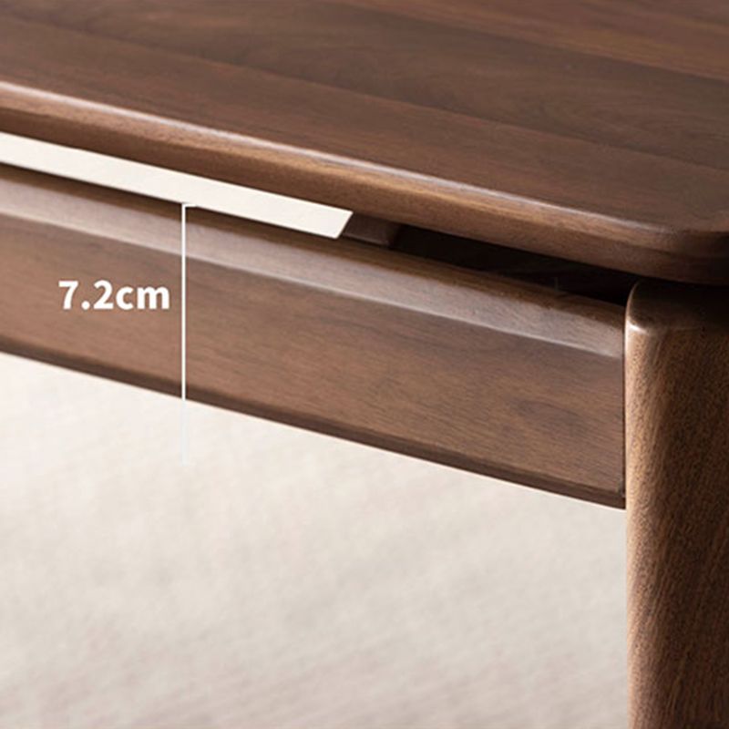 Bureau de bureau rectangulaire en bois massif Parsons Base Writing Desk, 29,9 "haut