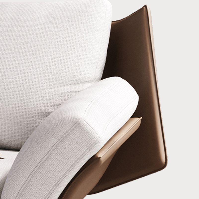 Mid-Century Modern Accent Armchair Flared Arms Fabric Armchair Clearhalo 'Accent Chairs' 'accent_chairs' 'Chairs & Seating' 'furn' 'furn_accent_chairs' 'Furniture' 'Living Room Furniture' 1200x1200_73ebe489-9a00-42ff-b8d8-7302f1a17682