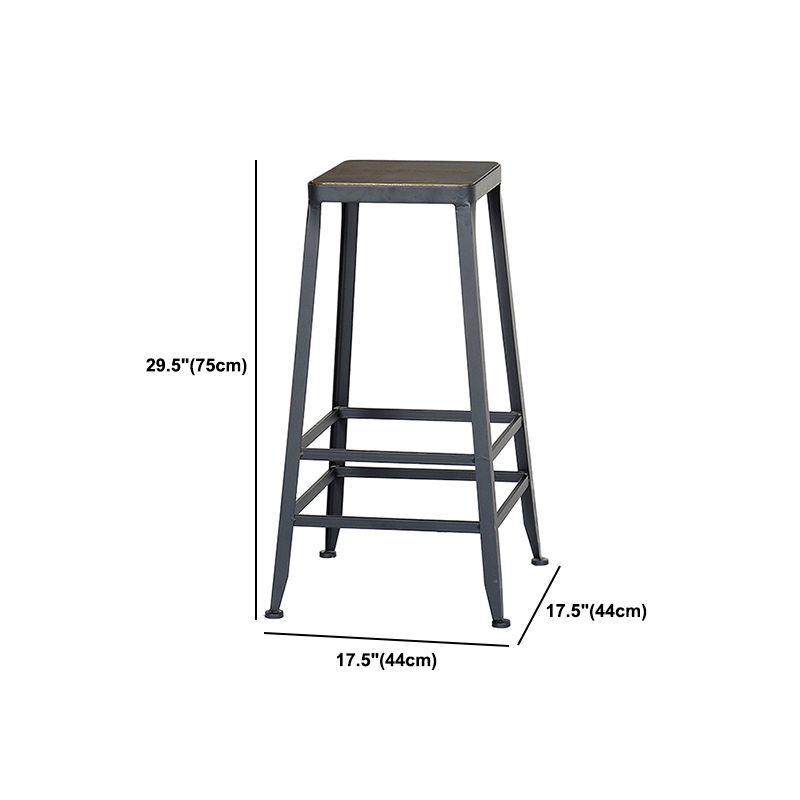 Mesa de mesa de barra de 1/6/11 de piezas industrial con taburetes con heces