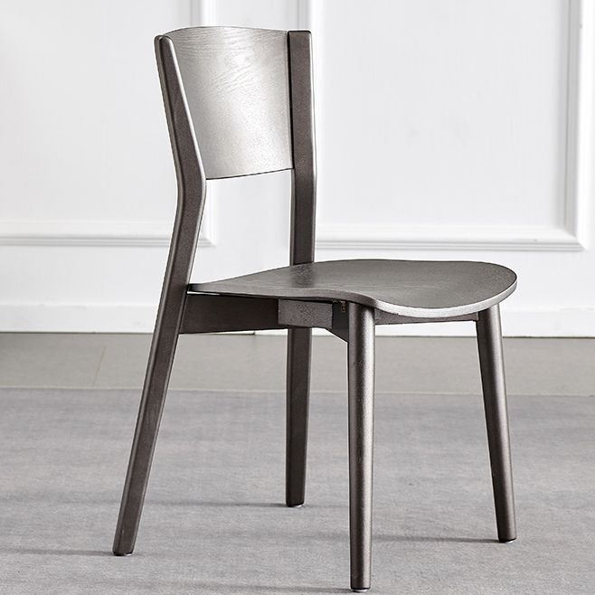 Contemporary Wood Dining Armless Chairs Open Back Dining Side Chair for Restaurant Use Clearhalo 'Dining Chairs' 'Dining Tables & Seating' 'dining_chair' 'furn' 'furn_dining_chair' 'Furniture' 'Kitchen & Dining Furniture' 1200x1200_73efd4fd-bc8f-48a7-ad74-aff0e1581c26