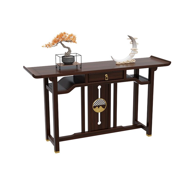 Tavolo della console contemporanea a forma di rettangolo tavolo da divano console marrone per hall