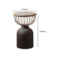 Rustic Iron Pedestal Round Wood Top Coffee Table - Distressed Surface Treatment Clearhalo 'Coffee & Accent Tables' 'Coffee Tables' 'coffee_tables' 'furn' 'furn_coffee_tables' 'Furniture' 'Living Room Furniture' 1200x1200_73f1d5c2-d31d-4b83-96fc-53b5a57723e7