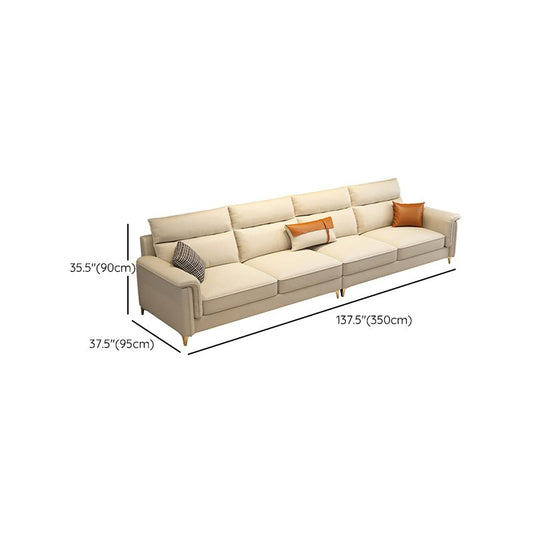 Glam faux lederen sectionals kussen bovenarm sectionele bank voor de woonkamer