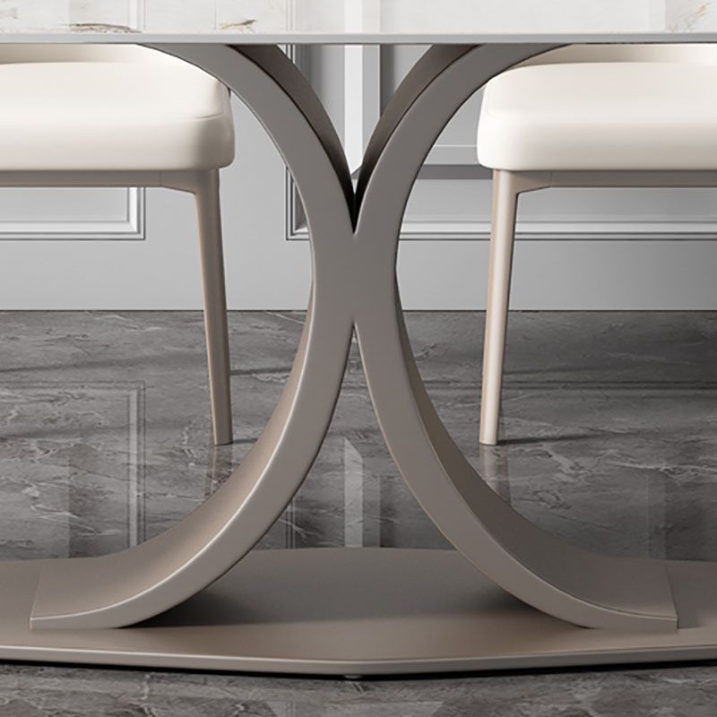 Modern Sintered Stone Dining Table Rectangle Dinner Room Kitchen Table Clearhalo 'Dining Tables & Seating' 'Dining Tables' 'dining_table' 'furn' 'furn_dining_table' 'Furniture' 'furniture_dining_table' 'Kitchen & Dining Furniture' 'kitchen' 'kitchen_dining_table' 1200x1200_73f35f16-35b7-444a-a75c-085ef5cfa5d7