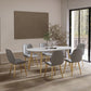 Modern Oval Dinette Table White Home Kitchen Dinner Stone Top 4-foot Resin Table Clearhalo 'Dining Tables & Seating' 'Dining Tables' 'dining_table' 'furn' 'furn_dining_table' 'Furniture' 'furniture_dining_table' 'Kitchen & Dining Furniture' 1200x1200_73f38196-2a73-435d-9302-153772bcf193