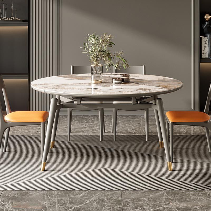 4-foot Solid Wood Table Round Traditional Luxury Extendable Dining Table Clearhalo 'Dining Tables & Seating' 'Dining Tables' 'dining_table' 'furn' 'furn_dining_table' 'Furniture' 'Kitchen & Dining Furniture' 1200x1200_73f4adb6-6e9a-43b6-92fd-83e4979a42fe