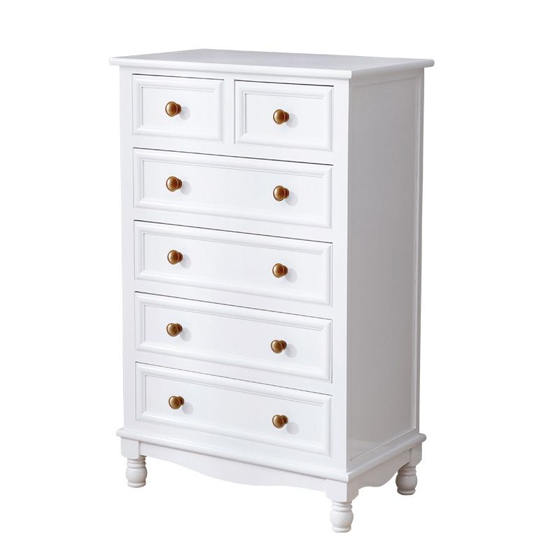 引き出しの長方形のアクセントチェストを備えた現代のチェストノブソリッドウッド