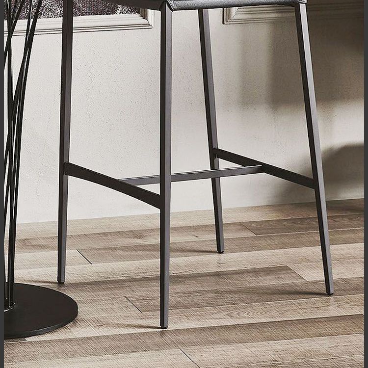 Modern Style Metal Bar Stool Footrest Counter Stool for Restaurant