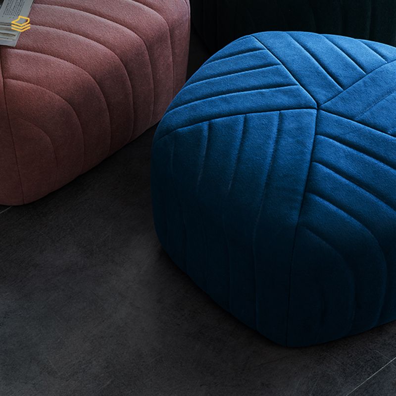 Solid Color Plush Foot Stool Modern Simple Pentagonal Upholstered Footstool Clearhalo 'furn' 'furn_ottomans_poufs' 'Furniture' 'Living Room Furniture' 'Ottomans & Poufs' 'ottomans_poufs' 1200x1200_73f7de20-cc2d-4a45-a564-ee371c9f5372