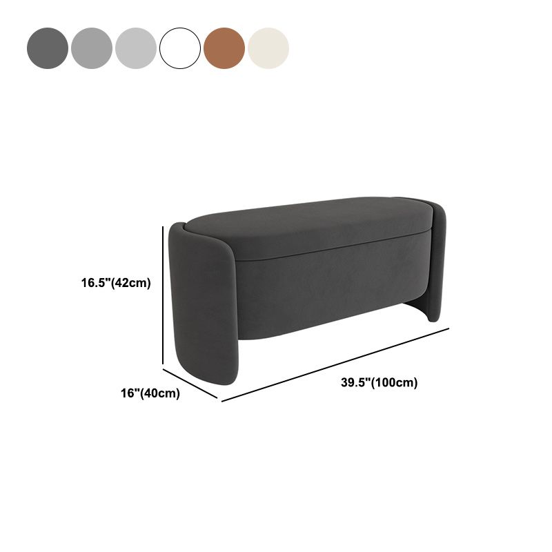 Modern Flip Top Bench Faux Leather Solid Color Bench for Bedroom Clearhalo 'Benches' 'Chairs & Seating' 'furn' 'furn_benches' 'Furniture' 'Living Room Furniture' 1200x1200_73f7f4d2-e19e-429e-a113-6eb6b415877a