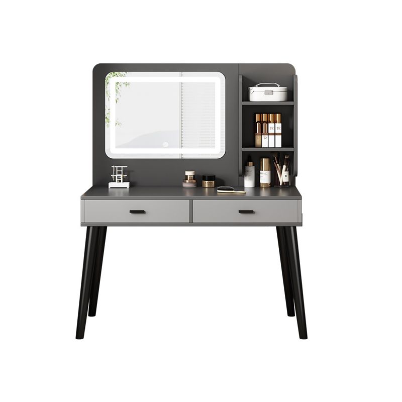Modern 15.7" Wide Make-up Vanity with Drawer Modern Style Wooden Makeup Table