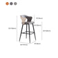 Modern Style Bar Stool Leather Counter Stool for Dining Room