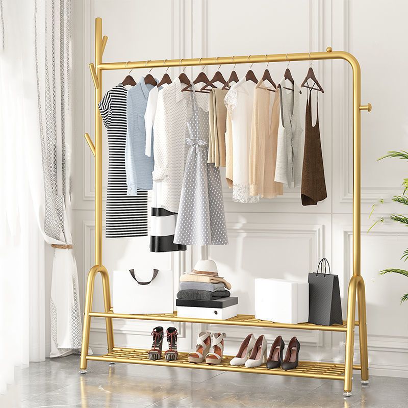 Fancy Hall Tree Hermoso árbol de entrada de metal con estante de almacenamiento de ganchos