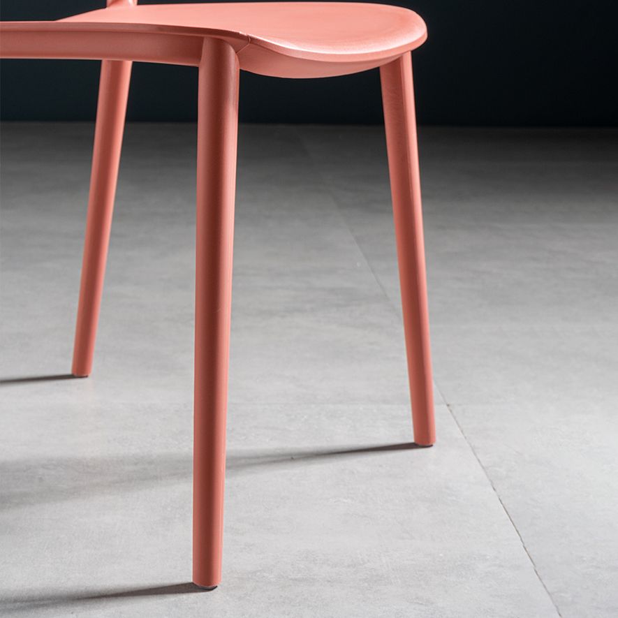 Contemporary Plastic Dining Armless Chair Open Back Dining Side Chair for Kitchen Clearhalo ' kitchen&dining_furn' 'Dining Chairs' 'Dining Tables & Seating' 'dining_chair' 'furn' 'furn_dining_chair' 'Furniture' 'furniture_dining_chair' 'Kitchen & Dining Furniture' 'kitchen' 1200x1200_73fc7fc1-b07f-4f3f-ad10-6beef8058559