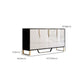 Glam buffet sideboard mobili a specchio a 4 porte a buffet da pranzo