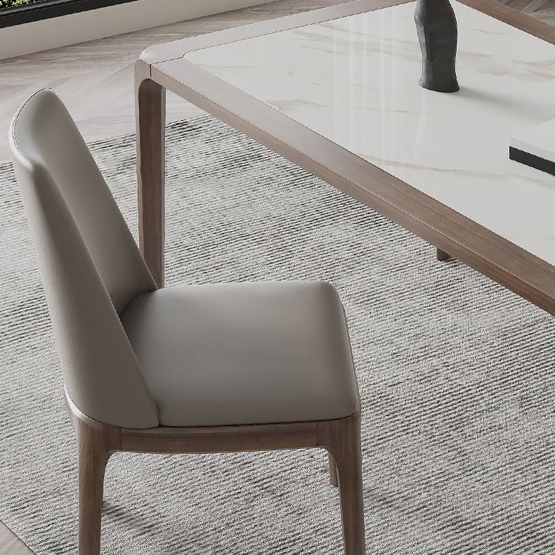 Modern Sintered Stone Top Dining Set Rectangle 1/2/3/5/7 Pieces Dining Room Table Set Clearhalo 'Dining Room Sets' 'Dining Tables & Seating' 'dining_room_set' 'furn' 'furn_dining_room_set' 'Furniture' 'furniture_dining_room_set' 'Kitchen & Dining Furniture' 1200x1200_73fed765-fec6-4cdc-b116-319c00e86ef1