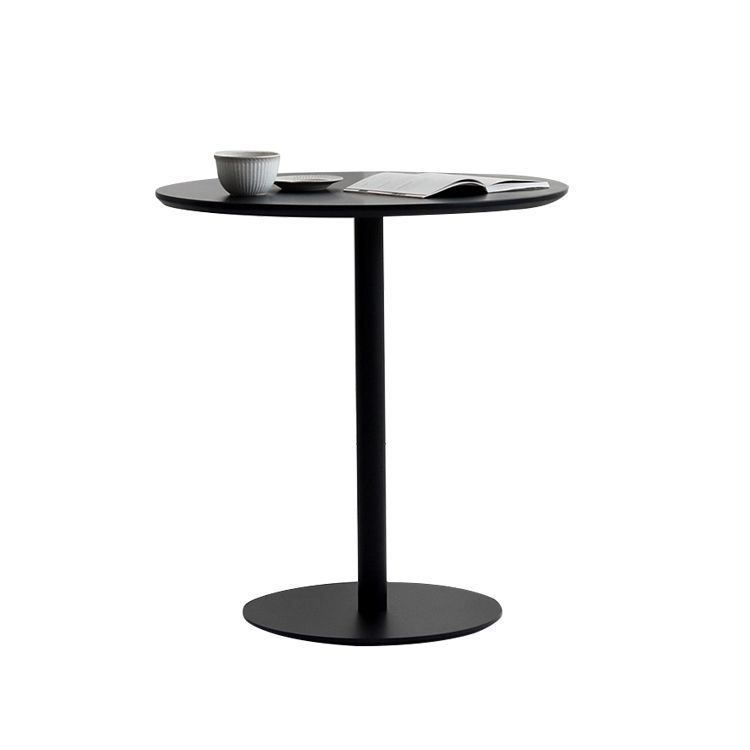 Metal Contemporary Round Dining Table Pedestal Base Dining Table for Kitchen Clearhalo ' dining_table' 'Dining Tables & Seating' 'Dining Tables' 'furn' 'furn_dining_table' 'Furniture' 'furniture_dining_table' 'Kitchen & Dining Furniture' 'kitchen&dining_furn' 'kitchen' 'kitchen_dining_table' 1200x1200_73ff703d-ec58-49ec-aabc-1907d02ae0cf
