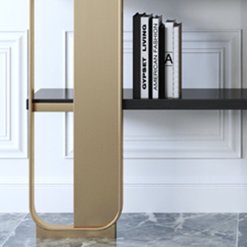 4 Shelves Contemporary Bookcase Standard Metal Open Back Bookshelf Clearhalo 'Bookcases' 'furn' 'furn_bookcases' 'Furniture' 'Office Furniture' 1200x1200_73ffd0bd-97b8-4172-82ca-5298e3d7e327